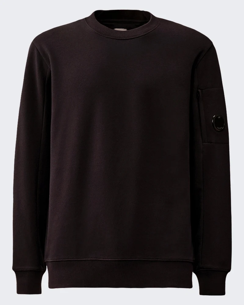 Heren Sweater met ronde hals in gemêleerde stof Grijs
