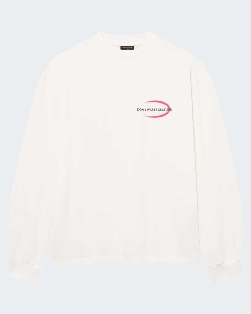 Heren Longsleeve shirt met lange mouwen Off White