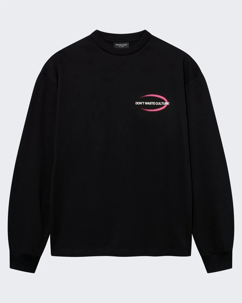 Heren Tavi Longsleeve-Black Zwart