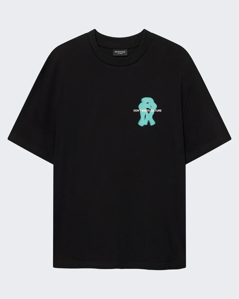 Heren T-shirt met klassieke pasvorm Zwart