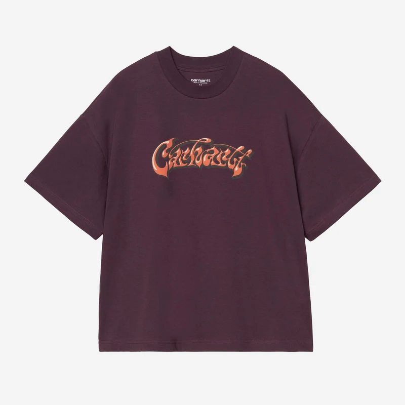 Carhartt WIP Heren T-shirt met snotprint | Comfortabel paars