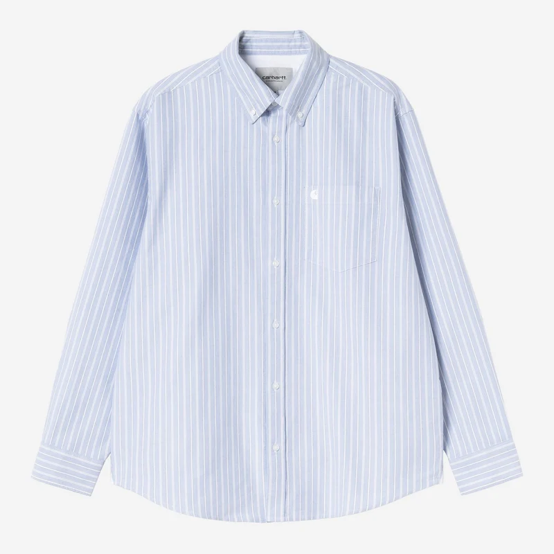 Carhartt WIP Heren Kanan gestreept overhemd | Bleach
