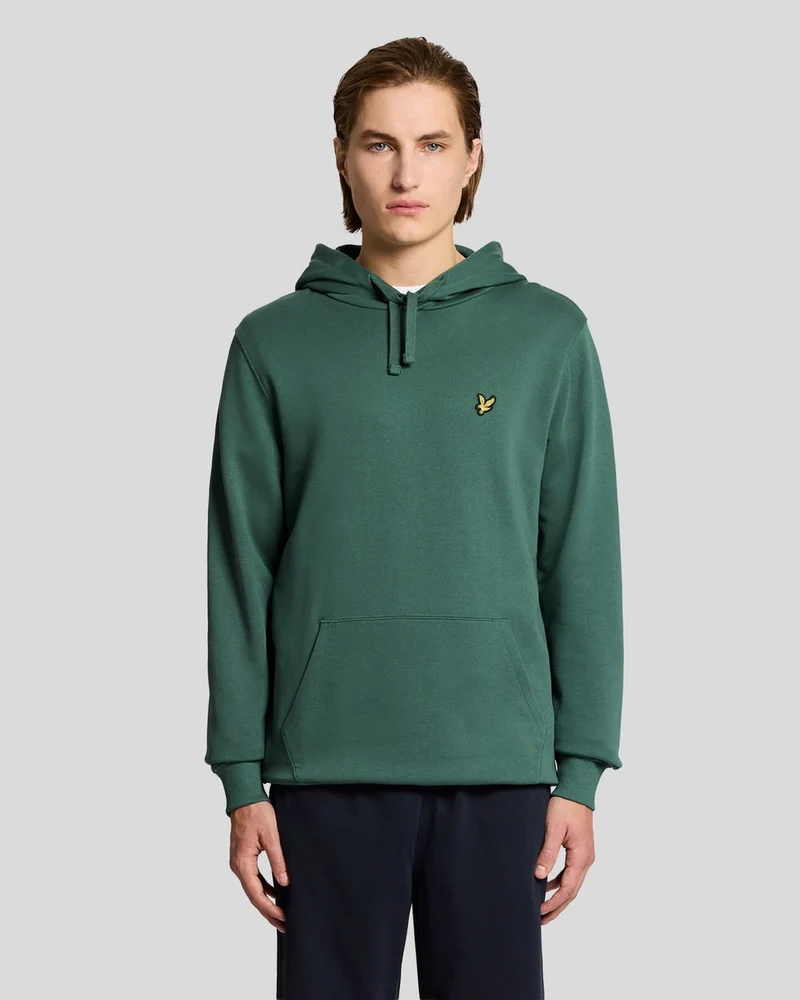 Lyle & Scott Heren hoodie van katoen met lusjes aan de achterkant | Everglade