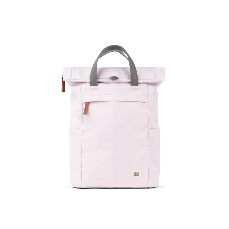 ROKA Finchley Een Transcendent roze middelgrote tas van gerecycled canvas