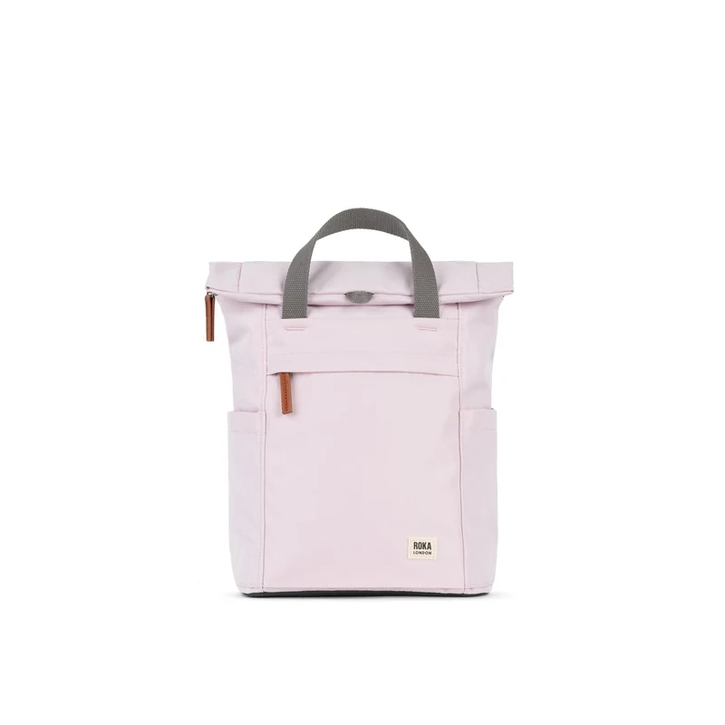 ROKA Finchley Een Transcendent roze kleine tas van gerecycled canvas