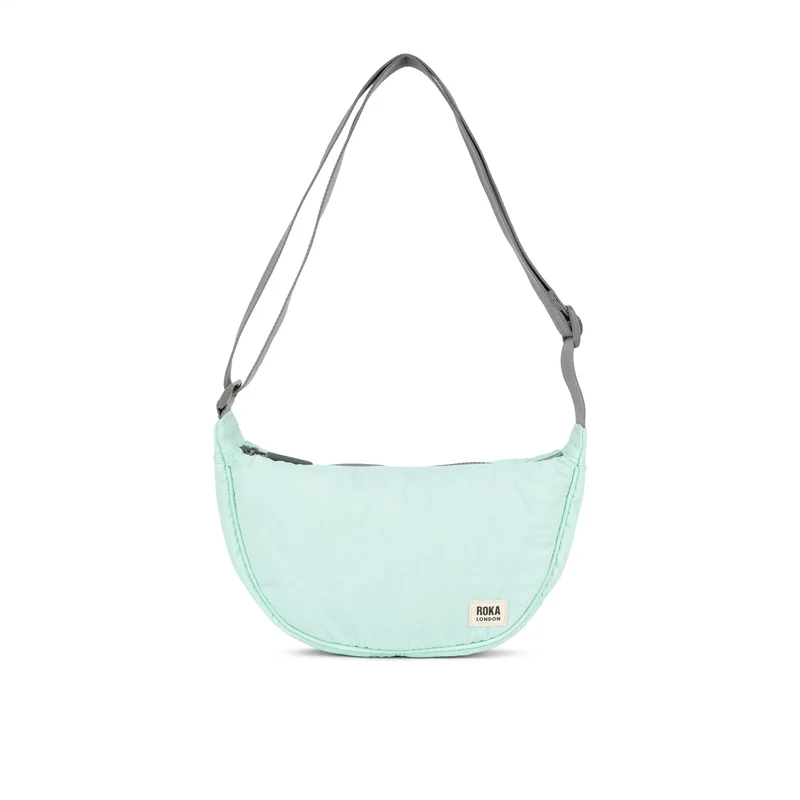 ROKA Farringdon Mintkleurige gerecyclede Taslon-tas