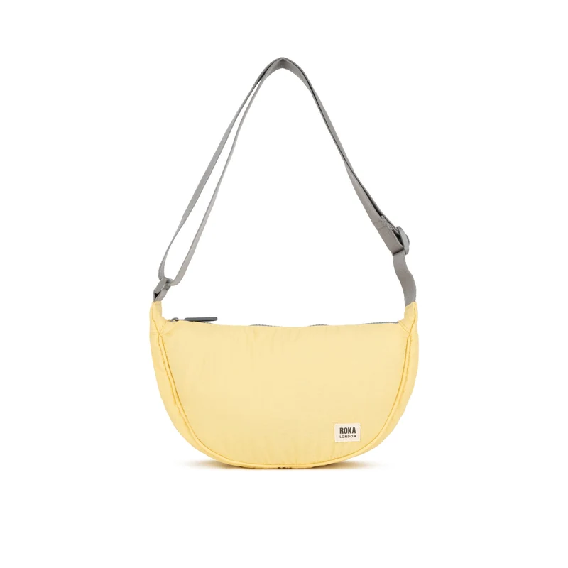 ROKA Farringdon Champagnekleurige gerecyclede Taslon-tas