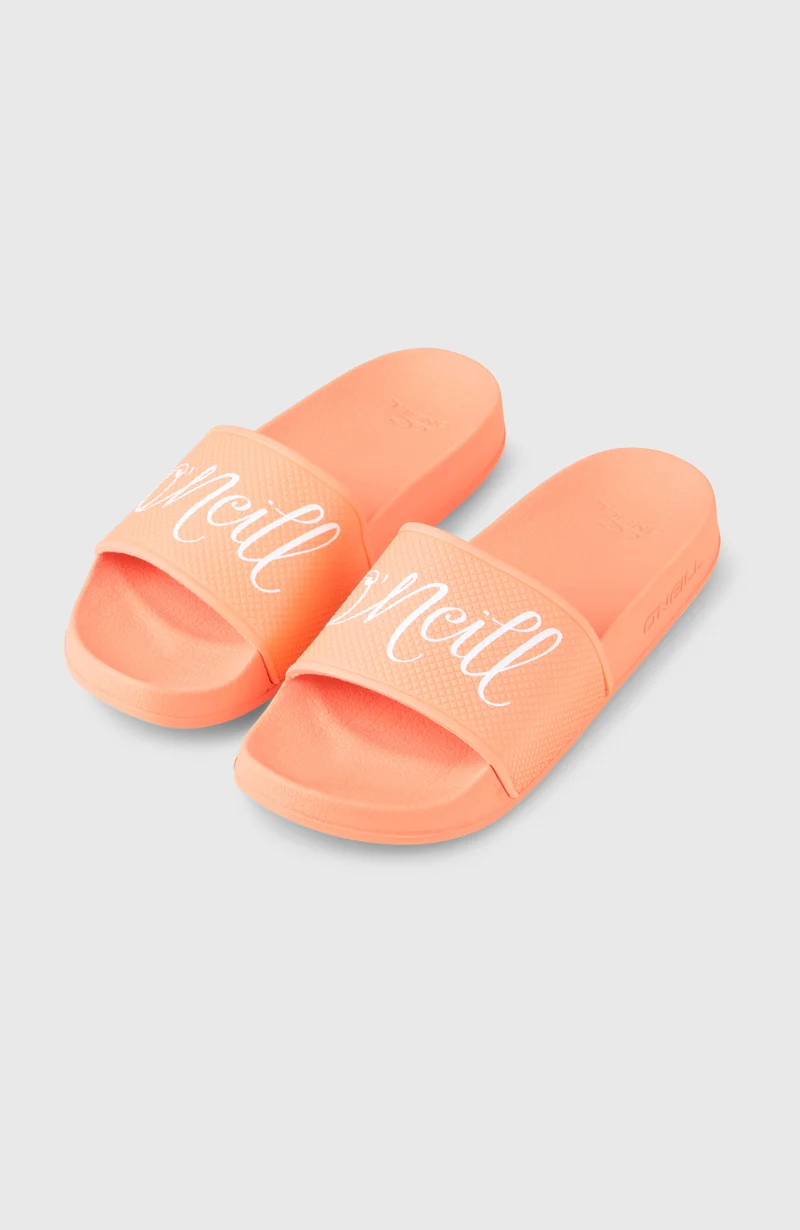 O'Neill Script slippers | Funky Peach