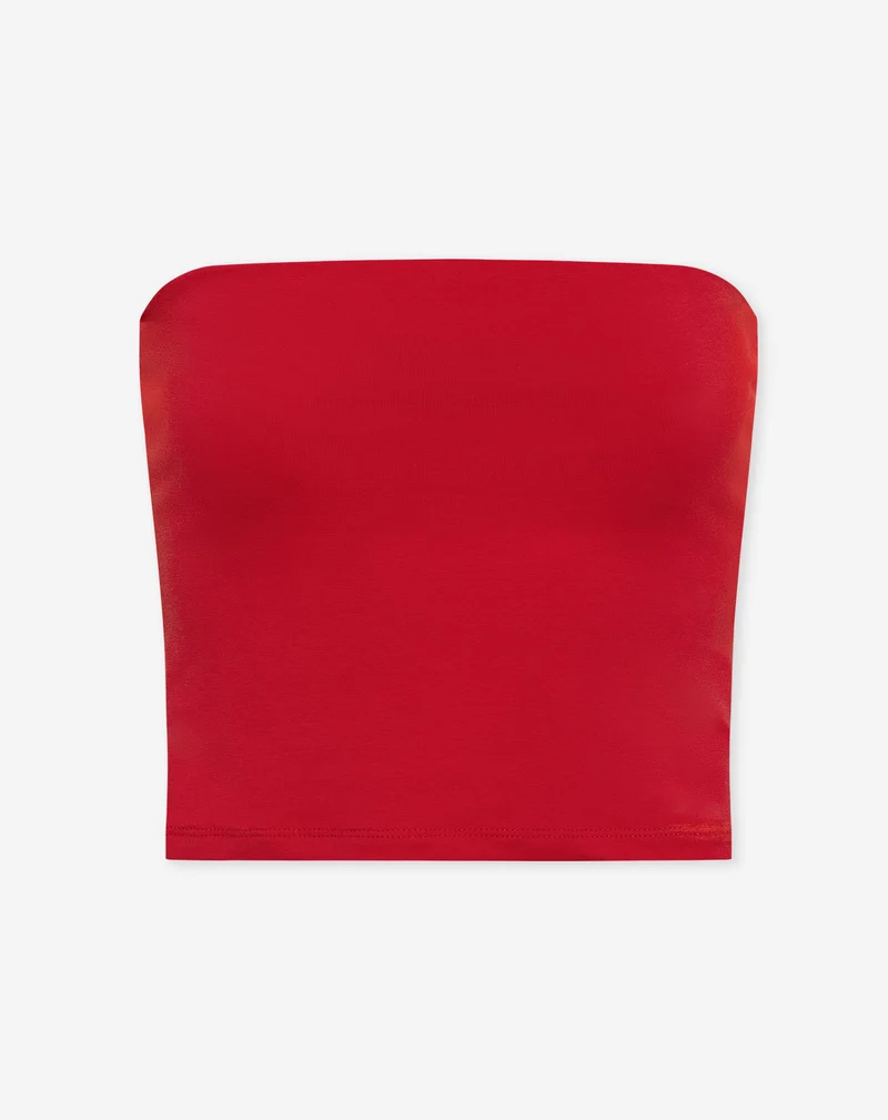 TAMAR STRAPLESS TOP ROOD