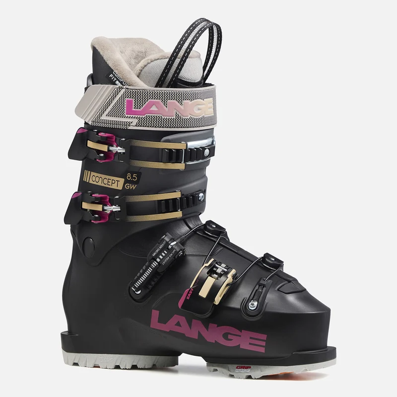 Lange Concept 85 W UHV GW piste skischoenen zwart/beige dames