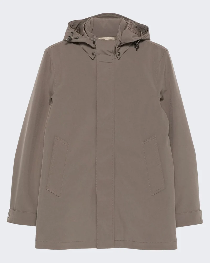 Woolrich Heren Barrow Mac Coat Grijs