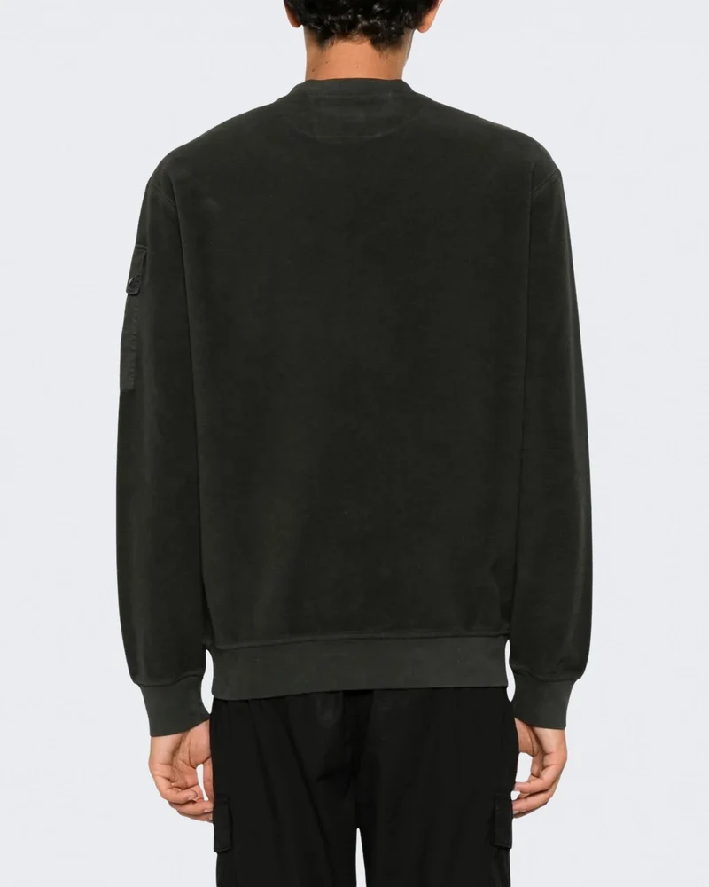 Heren Sweater met ronde hals Grijs