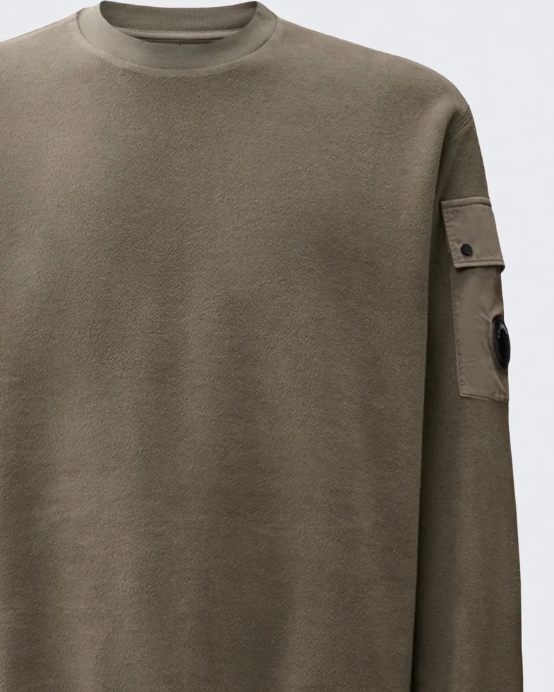 Heren Sweatshirt met ronde hals Grijs