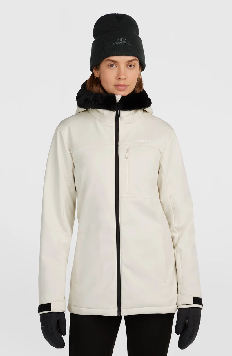 FWC'Cruz Softshell wintersportjas | Linen White