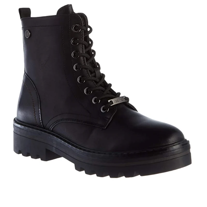 Refresh Damesmode enkellaars - zwart
