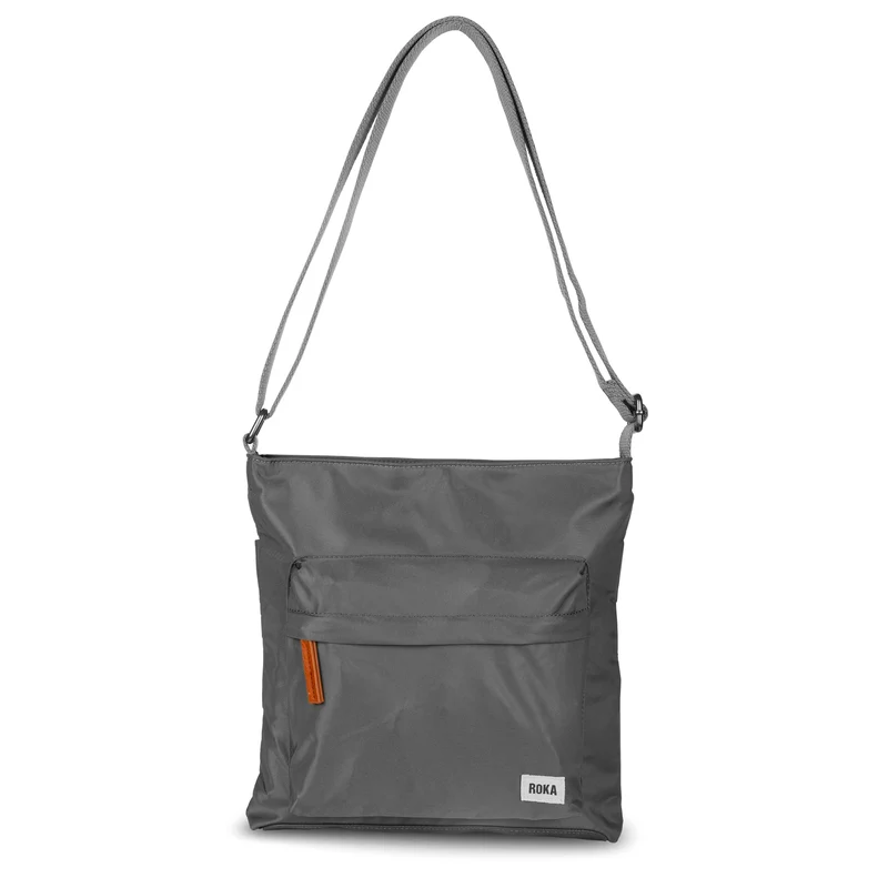 ROKA Kennington B Grafiet Medium Gerecyclede Nylon Tas