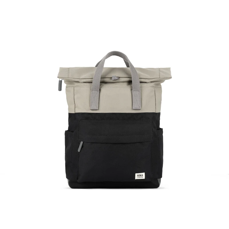 ROKA Creatieve verspilling Canfield B Ash/Coriander Medium Gerecyclede Canvas Tas