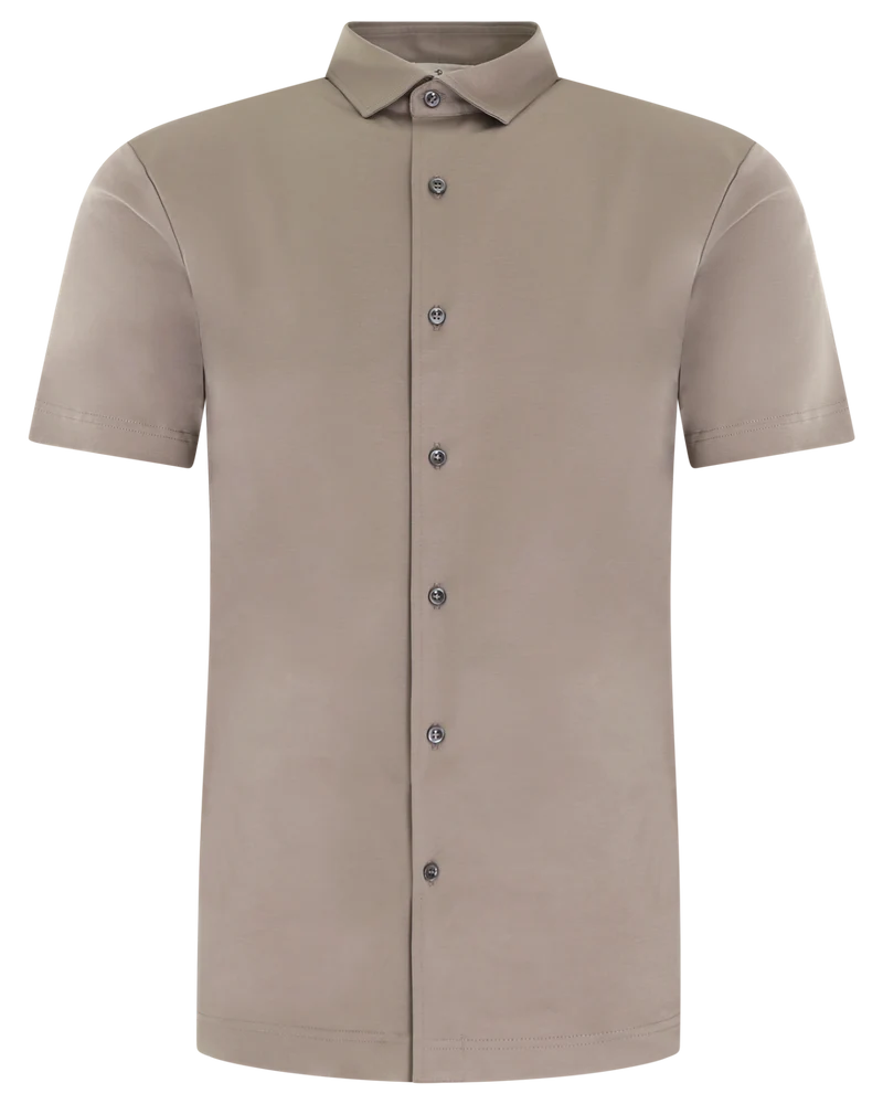 Heren Interlock Supima Shirt Grijs