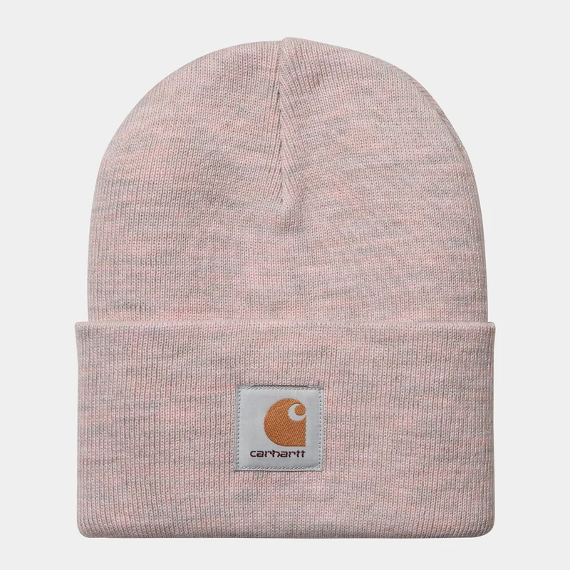 Carhartt WIP Unisex acryl horlogehoed - glazig roze heide
