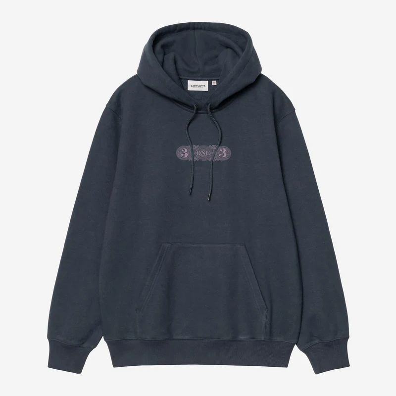 Carhartt WIP Sweatshirt met capuchon voor heren, model 3 One 3 | Deep Night