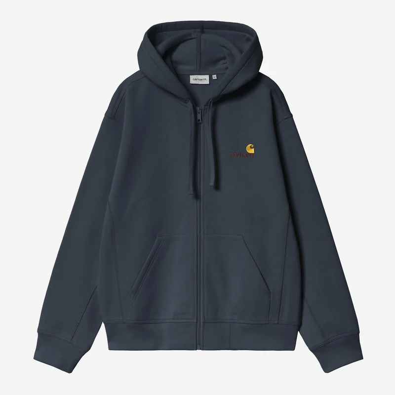 Carhartt WIP Heren capuchon American Script Jas | Deep Night