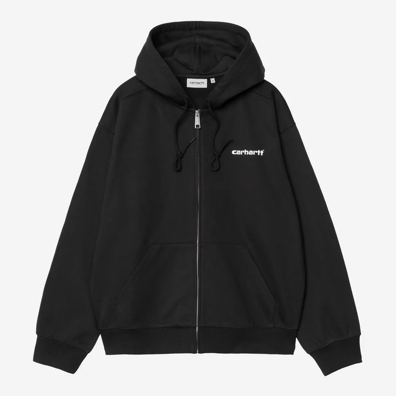 Carhartt WIP Herenjas met capuchon van Archive Lines | Zwart
