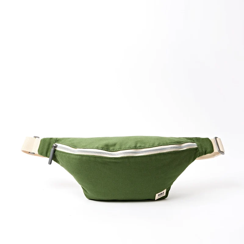 ROKA Mill Hill Crossbody Katoenen Canvas Tas | Artichoke