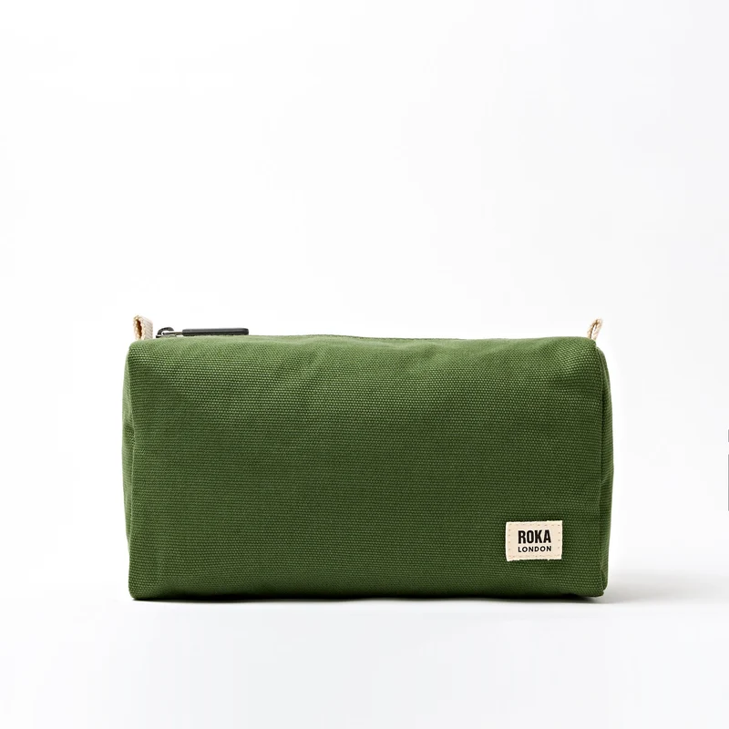 ROKA Mayfair katoenen canvas toilettas | Artichoke