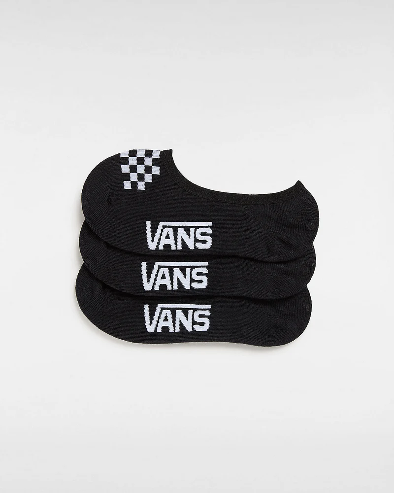 VANS Klassieke Canoodle-sokken voor kinderen (3 paar) - Zwart