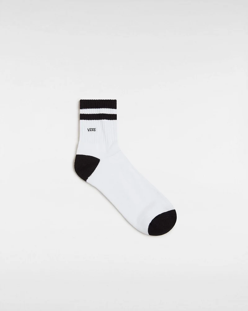 VANS Heren Half Crew Sokken (1 paar) - Wit / Zwart