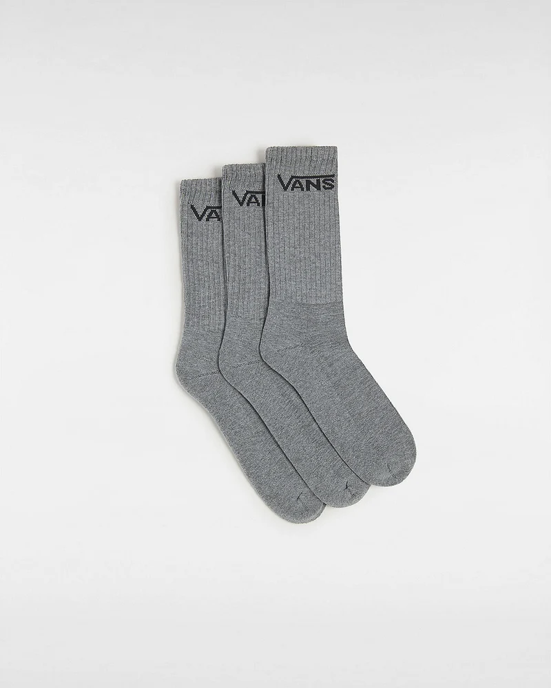 VANS Klassieke herensokken met bemanning (3 paar) - Grijs Heather