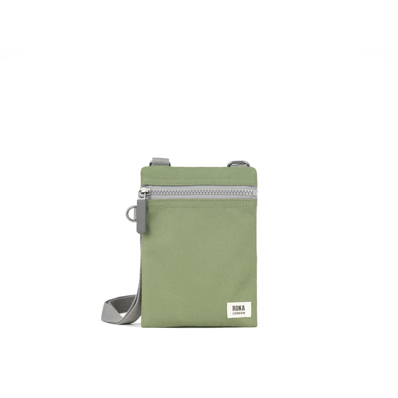 ROKA Chelsea Granietkleurige tas van gerecycled canvas