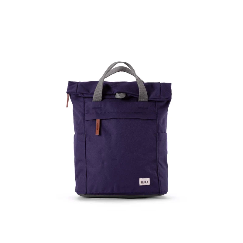 ROKA Finchley Een kleine tas van gerecycled canvas met oceaanmotief