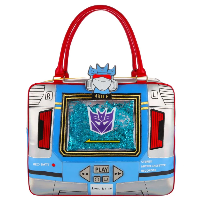 Irregular Choice DAMES Transformers Soundwaves Tas - Blauw/Zilver