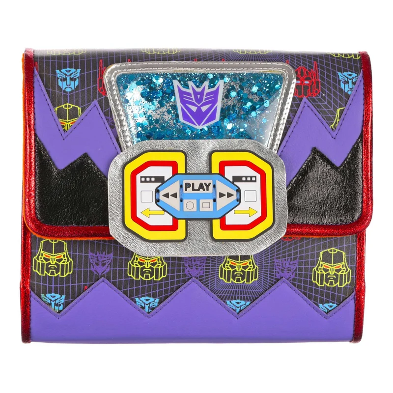 Irregular Choice DAMES Transformers Muziek in mijn oren tas - zwart
