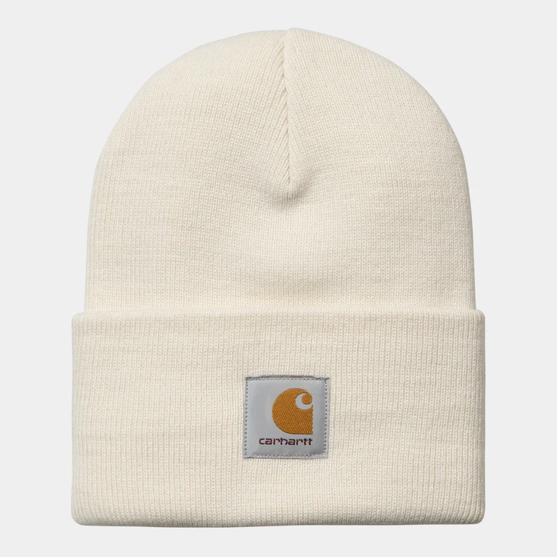 Carhartt WIP Unisex acryl horlogehoed - natuurlijk