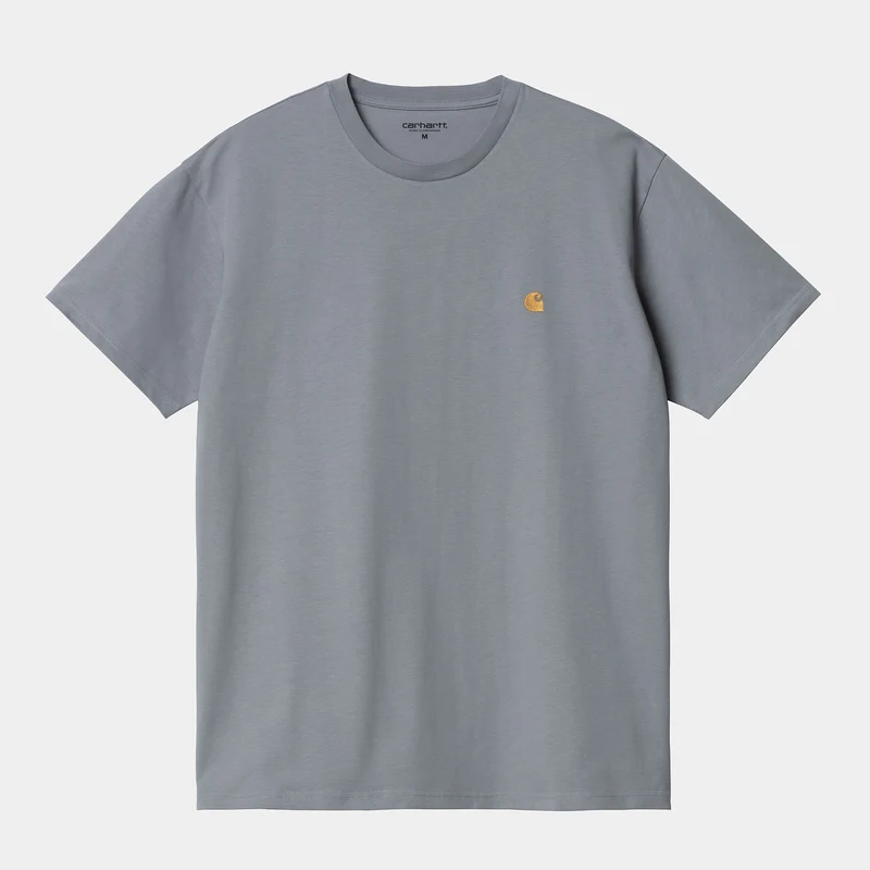 Carhartt WIP Heren Chase T-shirt met korte mouwen - Spiegel