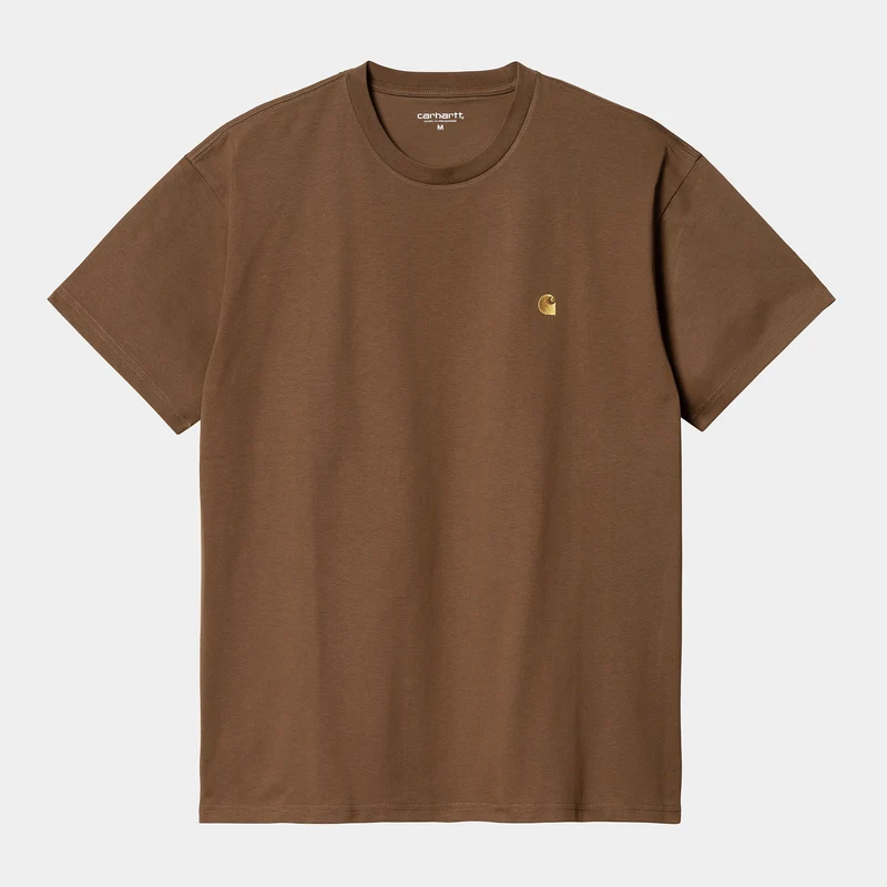 Carhartt WIP Heren Chase T-shirt met korte mouwen - Tamarinde
