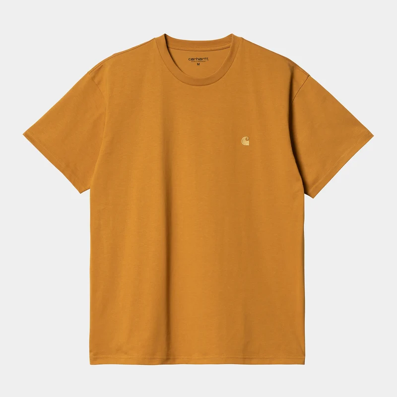 Carhartt WIP Heren Chase T-shirt met korte mouwen - Duindoorn