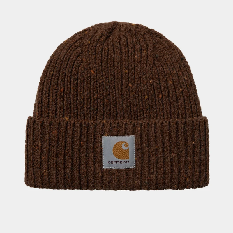 Carhartt WIP Unisex-anglistische gespikkelde muts - Tamarinde