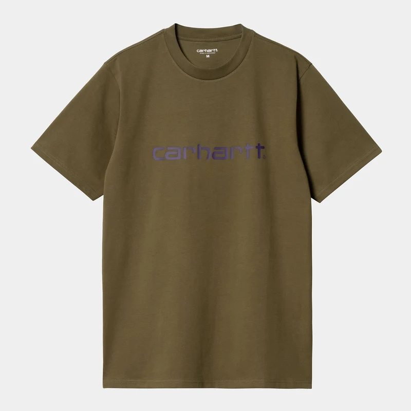 Carhartt WIP Heren Script T-shirt met korte mouwen - Highland