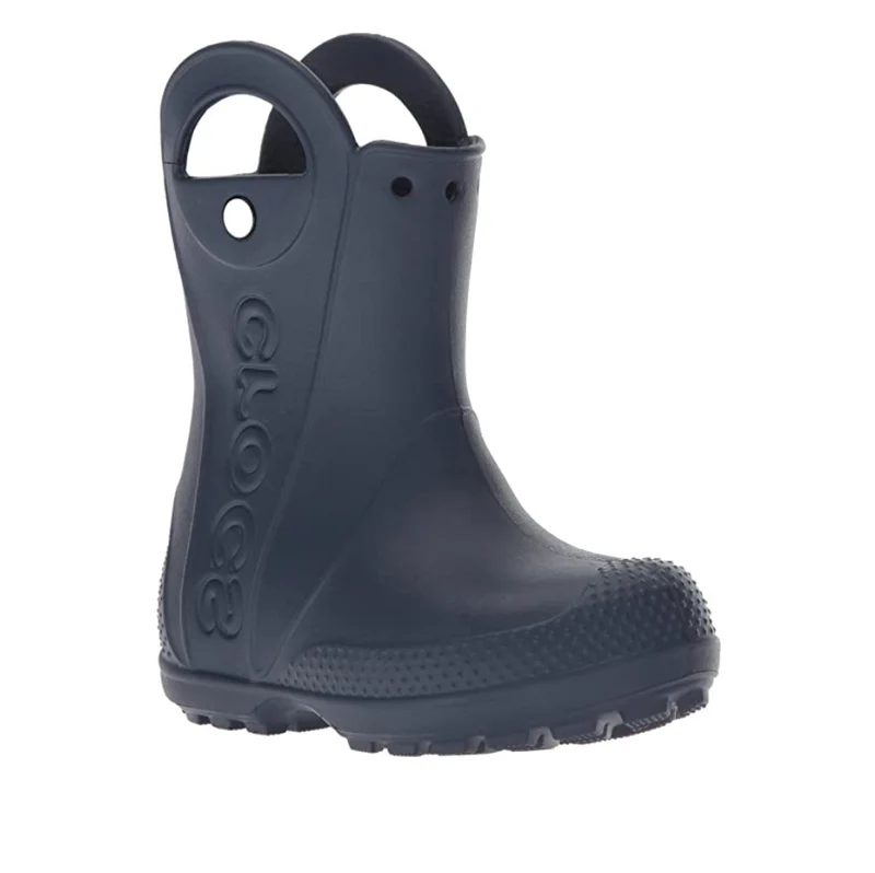 Crocs Klassieke Handle It-regenlaarzen voor kinderen - Marineblauw