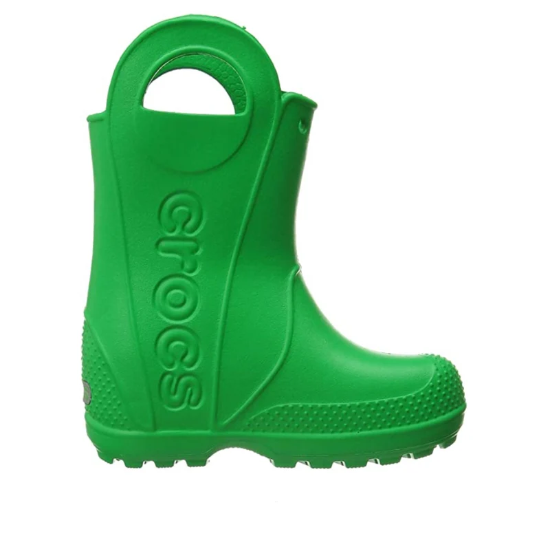 Crocs Klassieke Handle It regenlaarzen voor kinderen - Grasgroen