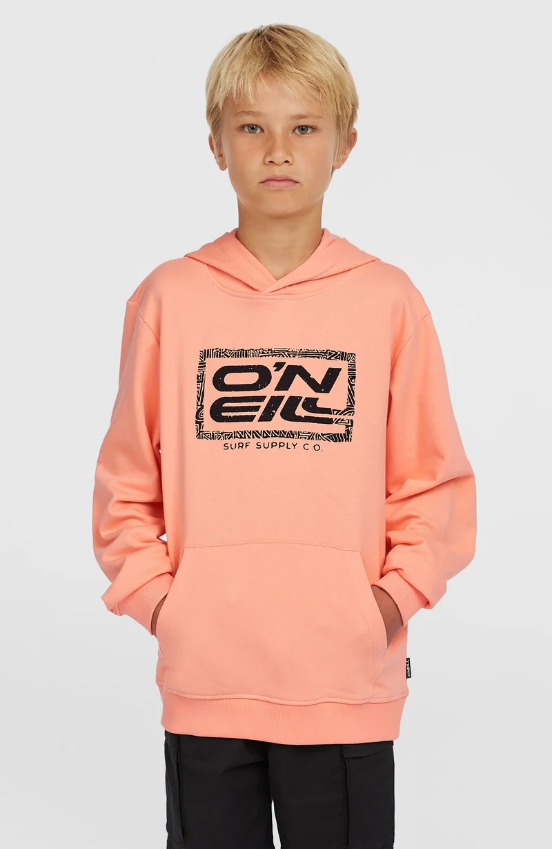 Logo hoodie | Coral Pop