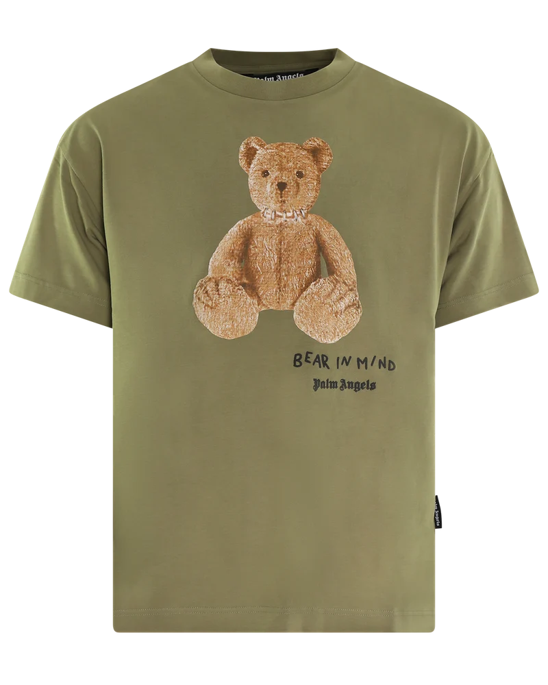 Heren Bear in Mind T-Shirt Groen