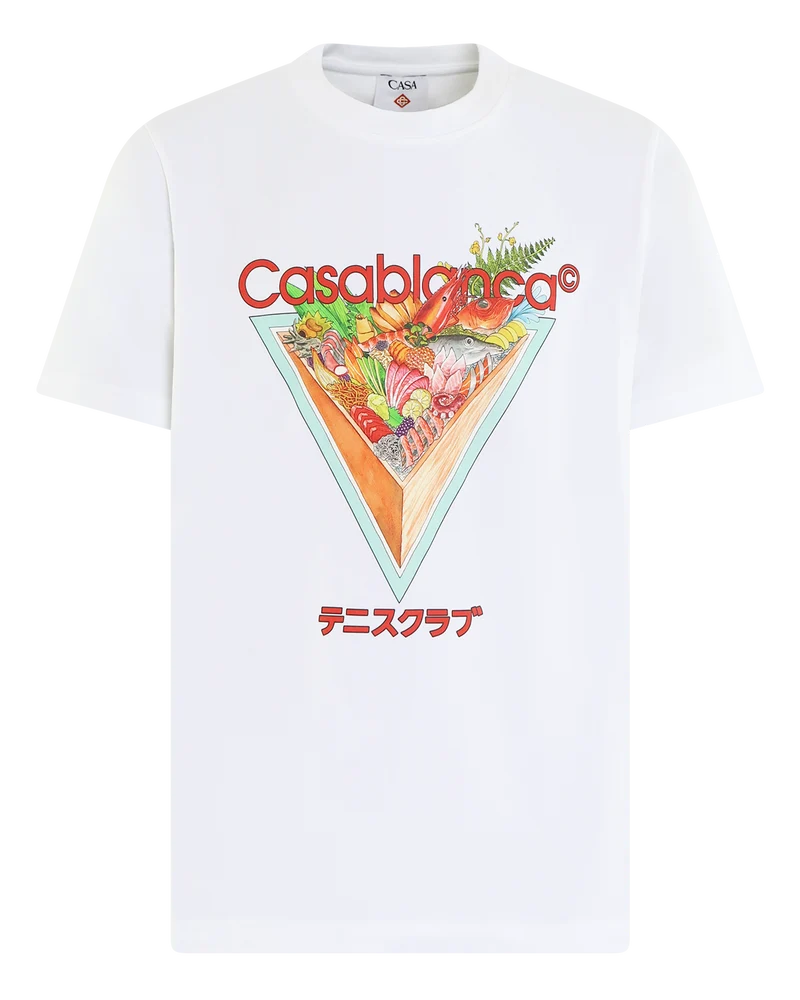 Casablanca Heren Tennis Club Icon T-shirt