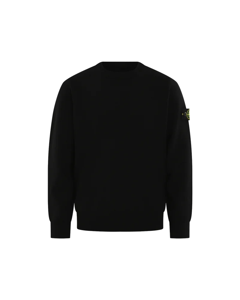Stone Island Kids Logopatch Sweater Zwart