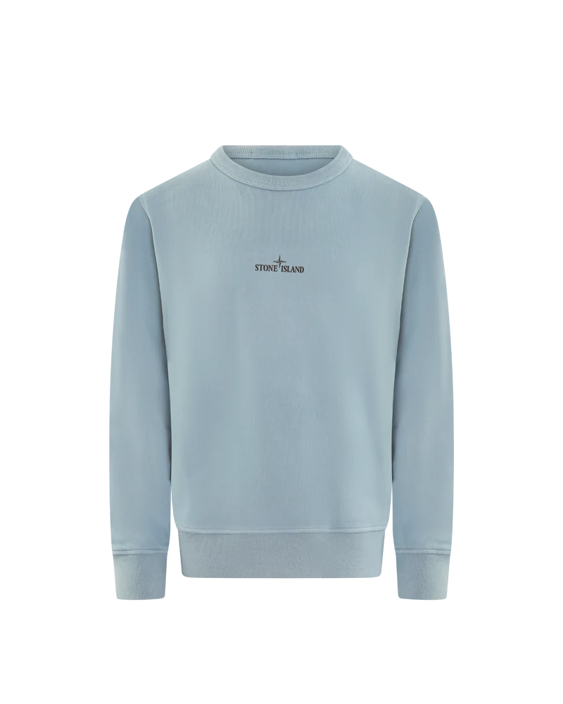 Stone Island Kids Compasslogo Sweater Blauw