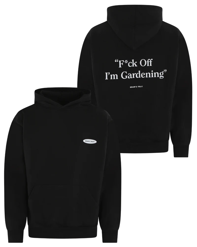 Heren F*Ck Off Hoodie Zwart