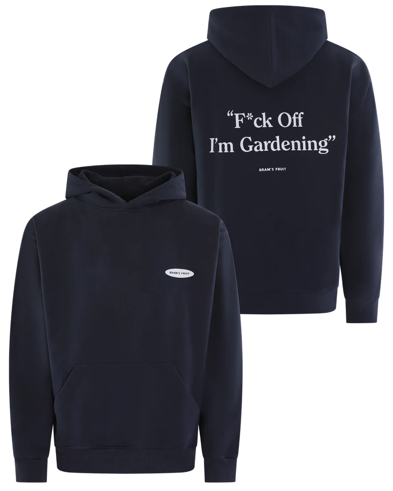 Heren F*Ck Off Hoodie Blauw
